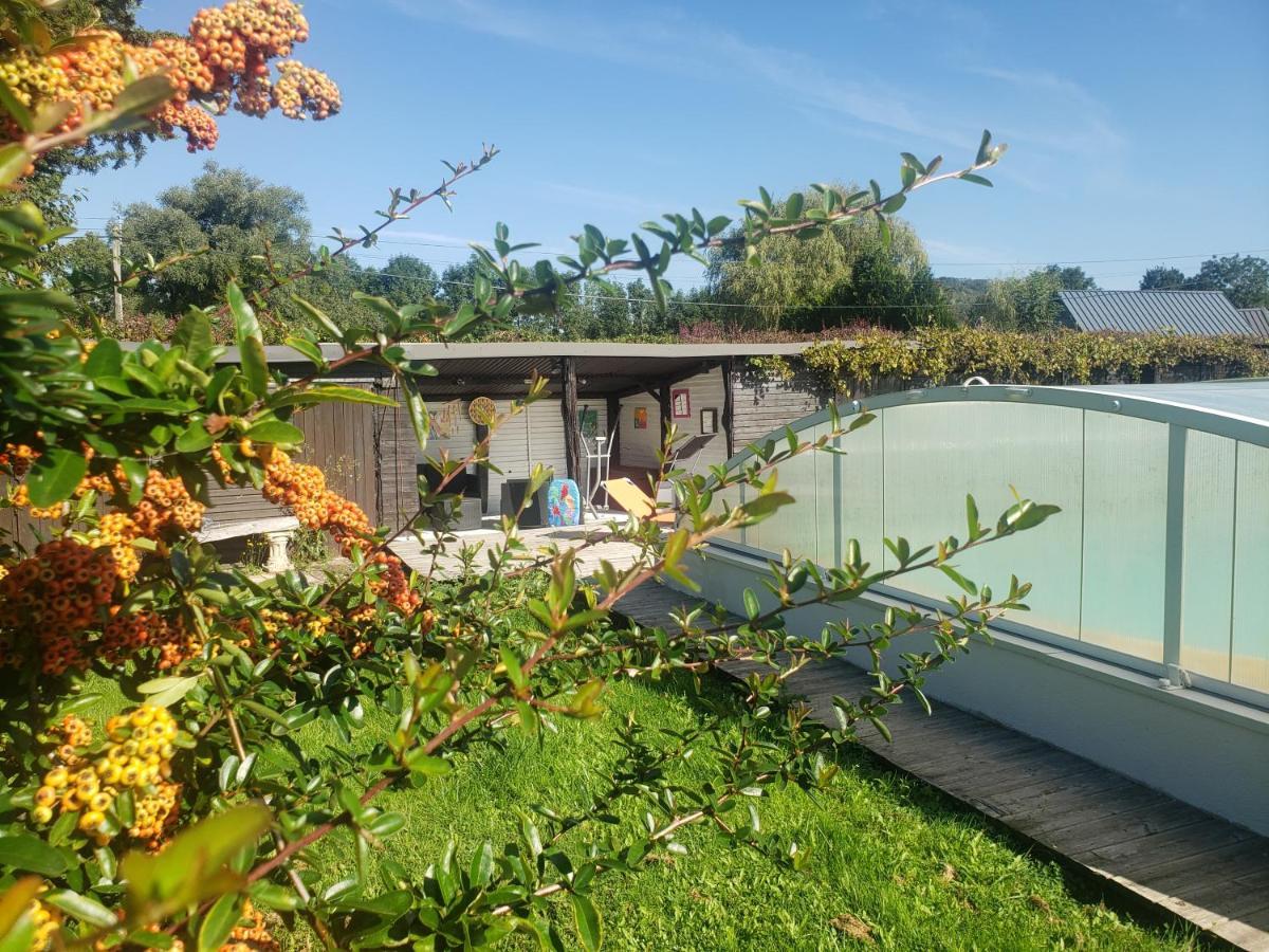 EpinayLes 2 Chaumieres Avec Piscine别墅 外观 照片
